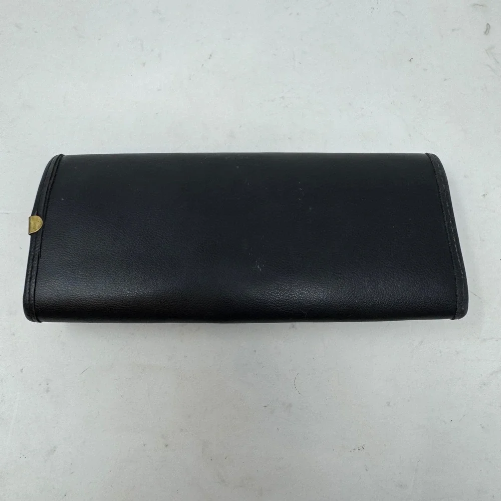 Versace Black Leather Medusa Head‎ Sunglasses Case Made in Italy Eyewear Pouch